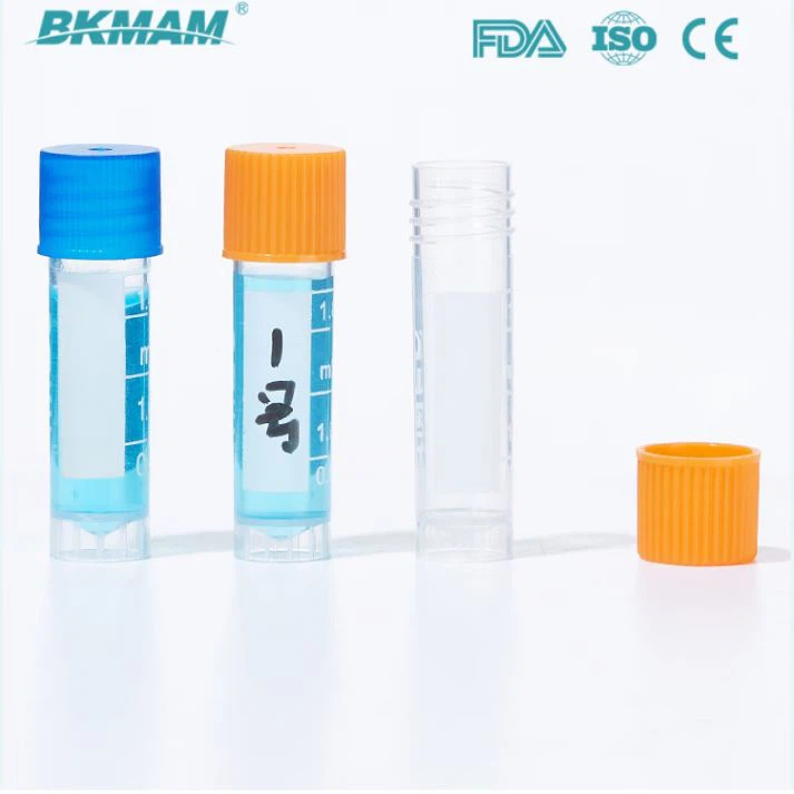 Precious Sample Storage Cryogenic Vials 2ml With Gasket Prevent Leakage
