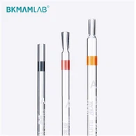 Pipet trong suốt Pipet chia độ thủy tinh Borosilicate