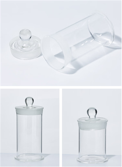 Chai trưng bày chai mẫu vật thủy tinh Borosilicate 3.3 cao 60 * 90mm
